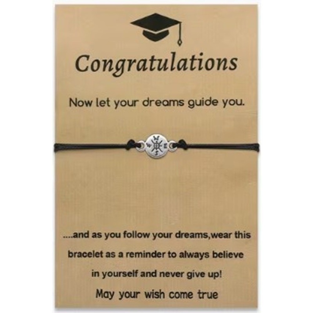 Him / Her Graduation Bracelets & Keychains Graduation Gifts - Wish Bracelet